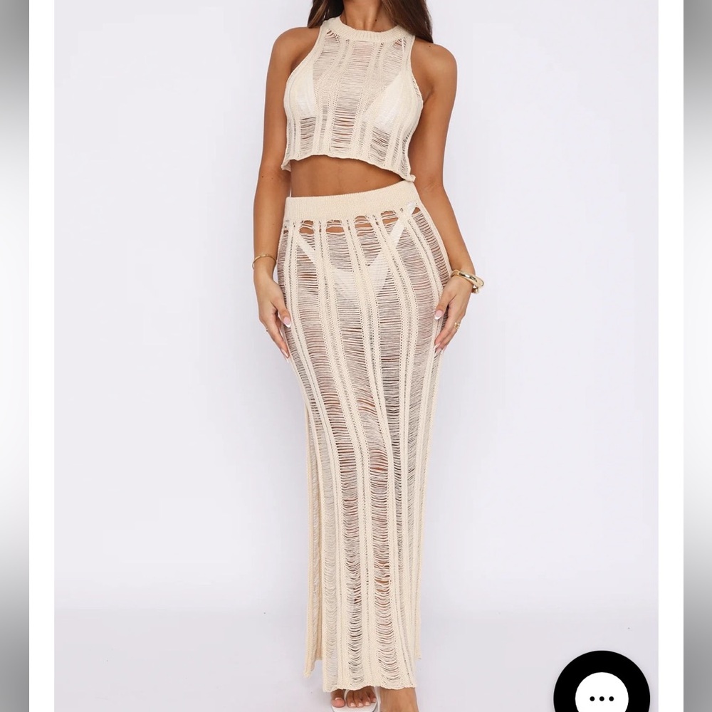 Two Piece Beach Cover Up